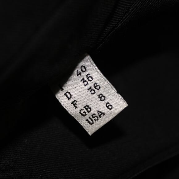 Vintage Moschino Cheap and Chic Black Virgin Wool-Blend Zip Jacket - Picture 13 of 13